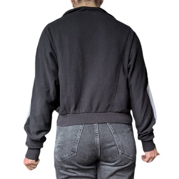 Garage Black and White Quarter Zip Women Size Medium - Picture 3 of 9